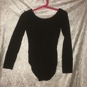 Girls Danskin Now Ballet Leotard Black 6-6x